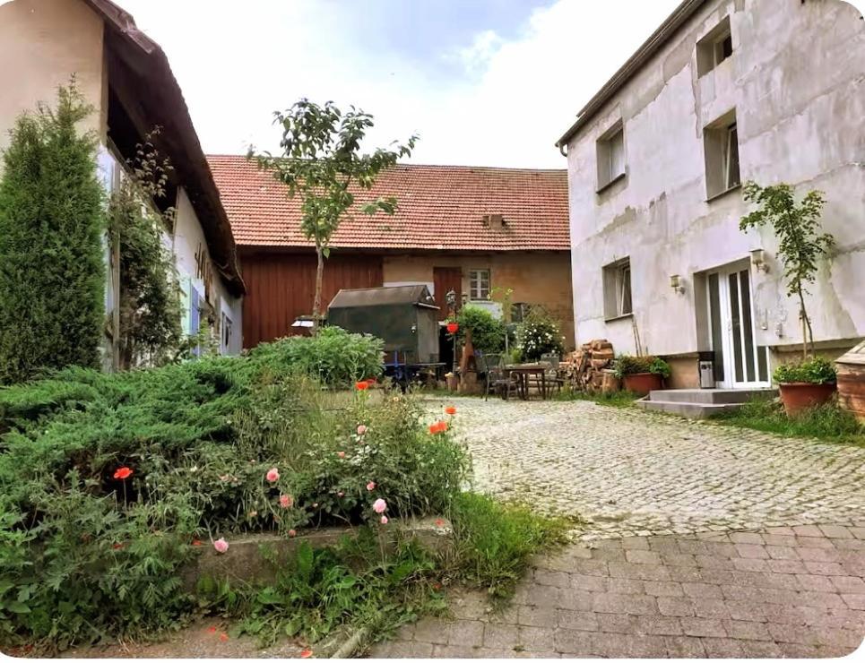 Bauernhof Gästezimmer Hortus Sandrine Gemeinschaftsbad Hausbreitenbach Exterior foto